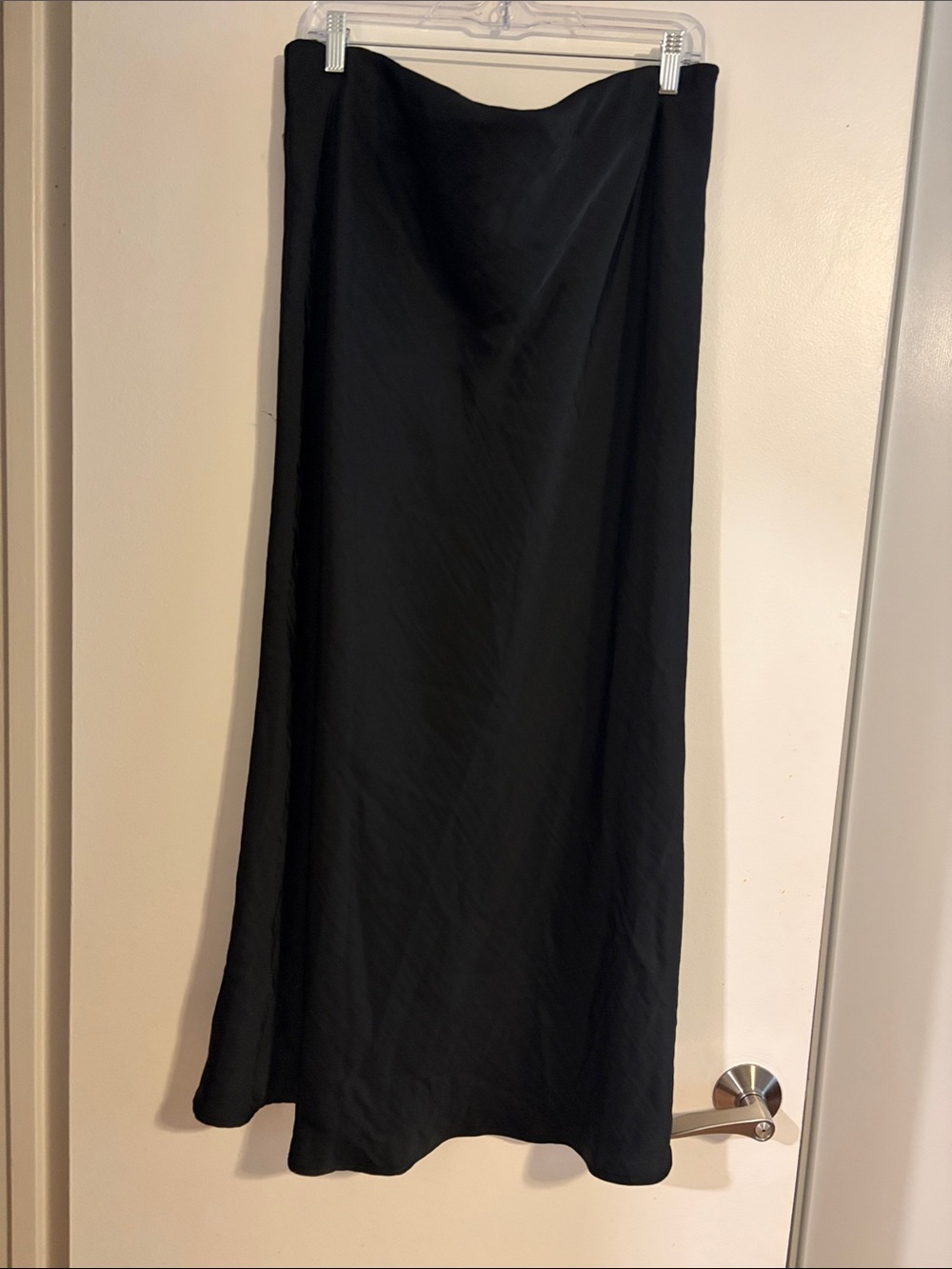 a new day Black Maxi Slip Skirt